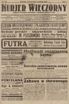 Kurjer Wieczorny : poświęcony sprawom ekonomicznym, giełdowym i politycznym. 1923, nr 89