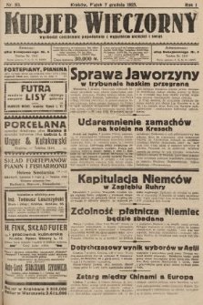 Kurjer Wieczorny : poświęcony sprawom ekonomicznym, giełdowym i politycznym. 1923, nr 93