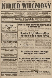Kurjer Wieczorny : poświęcony sprawom ekonomicznym, giełdowym i politycznym. 1923, nr 95