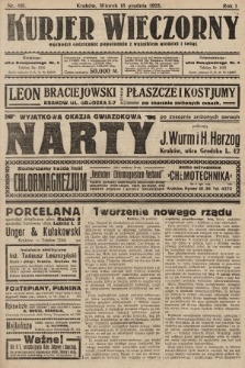 Kurjer Wieczorny : poświęcony sprawom ekonomicznym, giełdowym i politycznym. 1923, nr 101