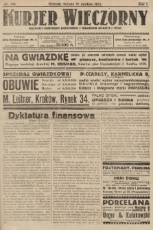 Kurjer Wieczorny : poświęcony sprawom ekonomicznym, giełdowym i politycznym. 1923, nr 105