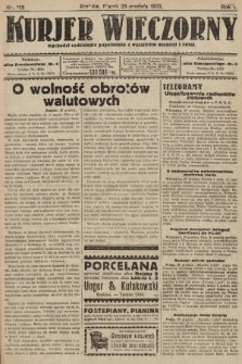 Kurjer Wieczorny : poświęcony sprawom ekonomicznym, giełdowym i politycznym. 1923, nr 108