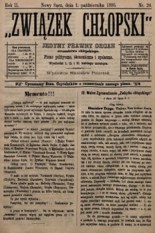 Związek Chłopski : organ stronnictwa chłopskiego. 1895, nr 26