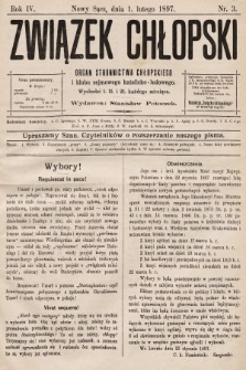 Związek Chłopski : organ stronnictwa chłopskiego. 1897, nr 3