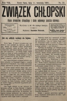 Związek Chłopski : organ stronnictwa chłopskiego i klubu sejmowego katolicko-ludowego. 1901, nr 23