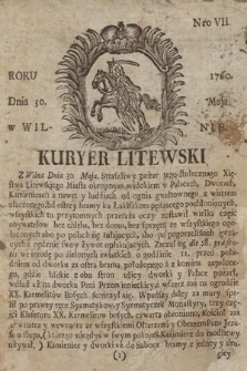 Kuryer Litewski. 1760, nr VII