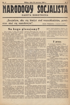 Narodowy Socjalista : gazeta robotnicza. 1934, nr 2