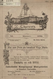 Z Chyrowa : Deo, Patriae, Amicitiae : korespondencya przyjacielska w miejsce rękopisu. 1896, nr 11