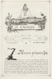Z Chyrowa : Deo, Patriae, Amicitiae : korespondencya przyjacielska w miejsce rękopisu. 1906, nr 2