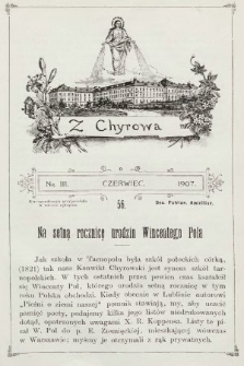 Z Chyrowa : Deo, Patriae, Amicitiae : korespondencya przyjacielska w miejsce rękopisu. 1907, nr 3