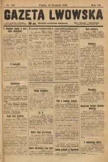 Gazeta Lwowska. 1926, nr 282