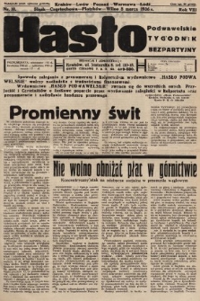 Hasło Podwawelskie : tygodnik bezpartyjny. 1936, nr 10