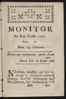 Monitor. 1781, nr 50