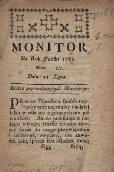 Monitor. 1781, nr 55