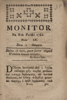 Monitor. 1781, nr 60