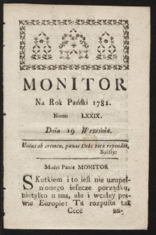 Monitor. 1781, nr 79