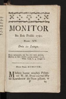 Monitor. 1782, nr 15