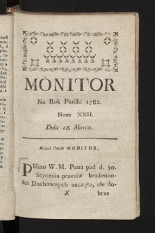 Monitor. 1782, nr 22
