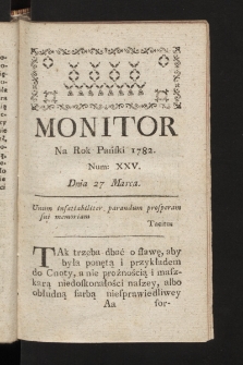 Monitor. 1782, nr 25