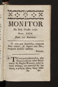 Monitor. 1782, nr 29