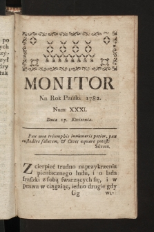 Monitor. 1782, nr 31