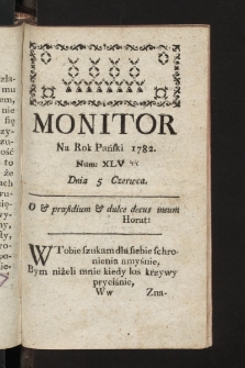 Monitor. 1782, nr 45