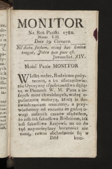 Monitor. 1782, nr 52