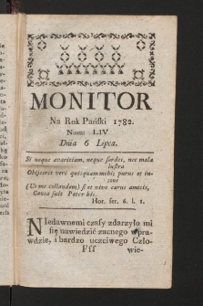 Monitor. 1782, nr 54