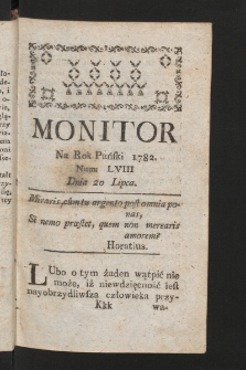 Monitor. 1782, nr 58