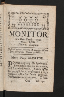 Monitor. 1782, nr 62