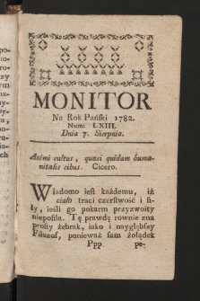 Monitor. 1782, nr 63