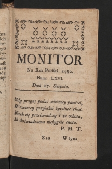 Monitor. 1782, nr 66