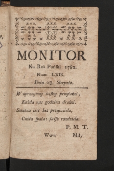 Monitor. 1782, nr 69