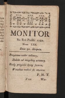Monitor. 1782, nr 70