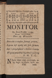 Monitor. 1782, nr 78
