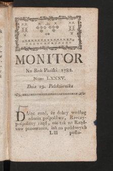 Monitor. 1782, nr 85