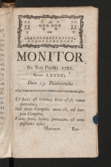 Monitor. 1782, nr 86