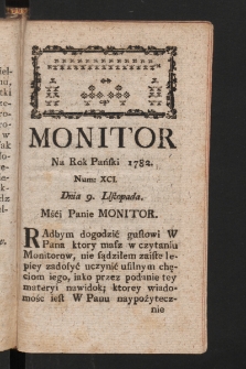 Monitor. 1782, nr 91