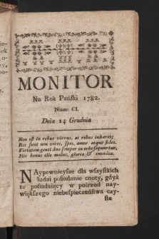 Monitor. 1782, nr 101