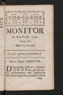 Monitor. 1782, nr 104