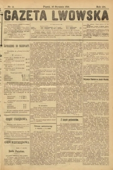 Gazeta Lwowska. 1914, nr 11