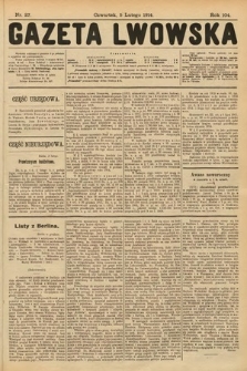 Gazeta Lwowska. 1914, nr 27