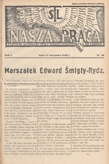 Nasza Praca : tygodnik wydawany przez Zarząd Główny TSL we Lwowie. 1936, nr 46