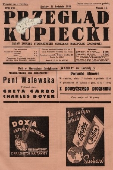 Przegląd Kupiecki : organ Związku Stowarzyszeń Kupieckich Małopolski Zachodniej. 1938, nr 14