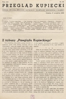 Przegląd Kupiecki : organ Związku Zrzeszeń Kupieckich Małopolski Zachodniej i Śląska. 1938, nr 32