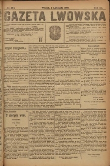 Gazeta Lwowska. 1920, nr 254