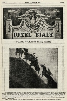 Orzeł Biały : tygodnik, wychodzi na każdą niedzielę. 1925, nr 33