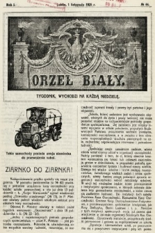 Orzeł Biały : tygodnik, wychodzi na każdą niedzielę. 1925, nr 44