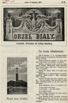Orzeł Biały : tygodnik, wychodzi na każdą niedzielę. 1925, nr 46