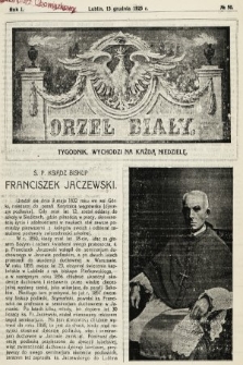 Orzeł Biały : tygodnik, wychodzi na każdą niedzielę. 1925, nr 50